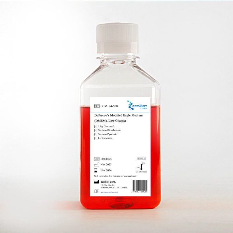 Dulbecco's Modified Eagle Medium (DMEM), Low Glucose